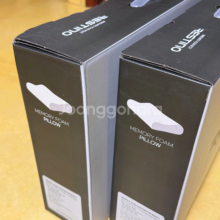 레스티노 프리미엄 텐셀 메모리폼 경추베개 미개봉 새상품 판매합니다.--4