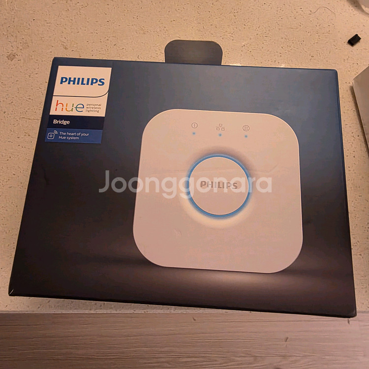 필립스휴 라이트바 3개+휴브릿지--1