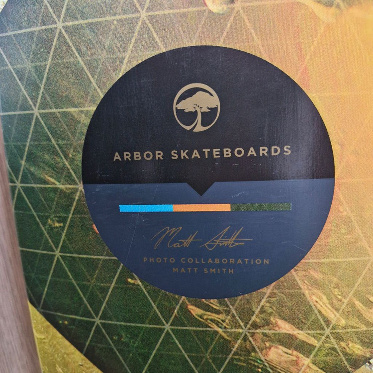 아버 arbor matt smith 콜라브 스케이트보드 롱보드 이미지