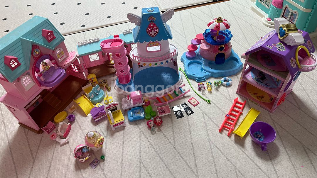 캐치티니핑 풀세트(병원놀이,학교,커핑머핑,티니핑하우스,워터파크)--0