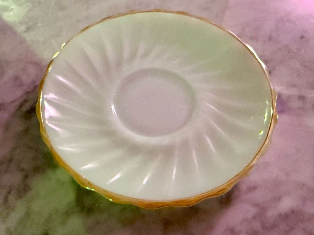 앵커 호킹 빈티지 밀크글라스 커피잔 이미지