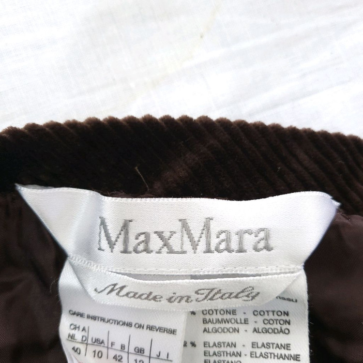 막스마라 정품 여성 골덴스커트--4