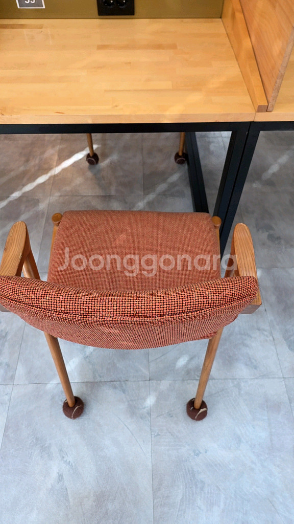 패브릭 원목의자--4