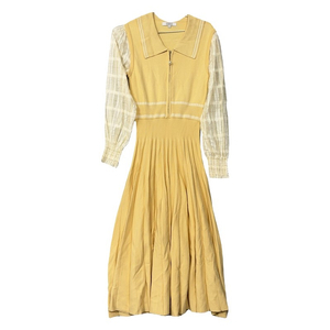 에고이스트 옐로우 드레스 롱 원피스 55