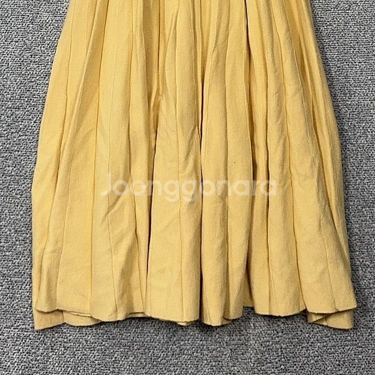 에고이스트 옐로우 드레스 롱 원피스 55--4