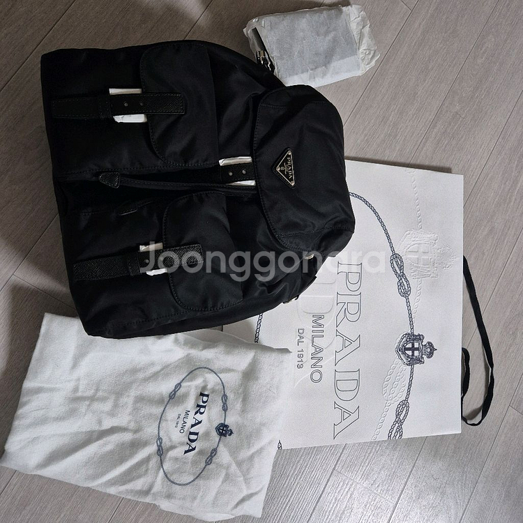 프라다 나일론 백팩 미디움--0