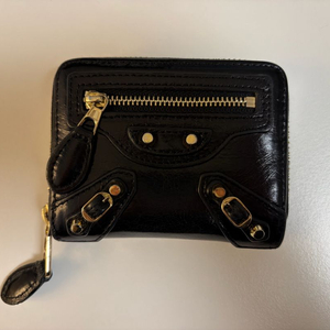 여성 블랙 카드지갑 이미지