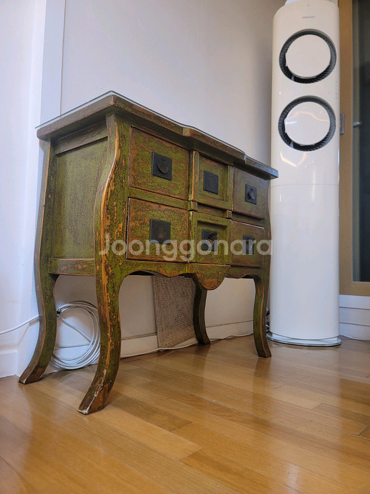 빈티지 앤틱 콘솔 장식장--0