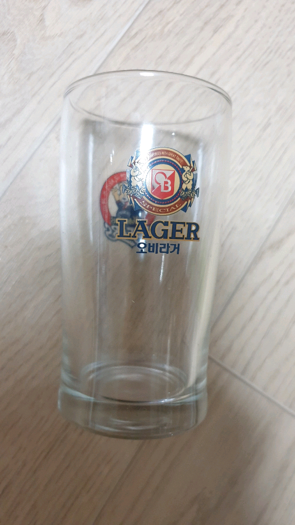 오비라거 1995 한국시리즈챔피언 우승컵--1