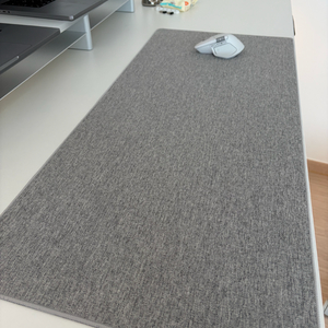 해링본 패턴 데스크 매트 라이트그레이 색상 (90x40)