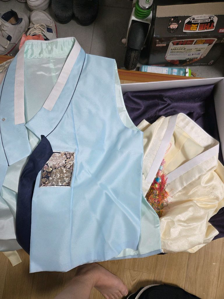 신랑 신부 결혼식 한복--2