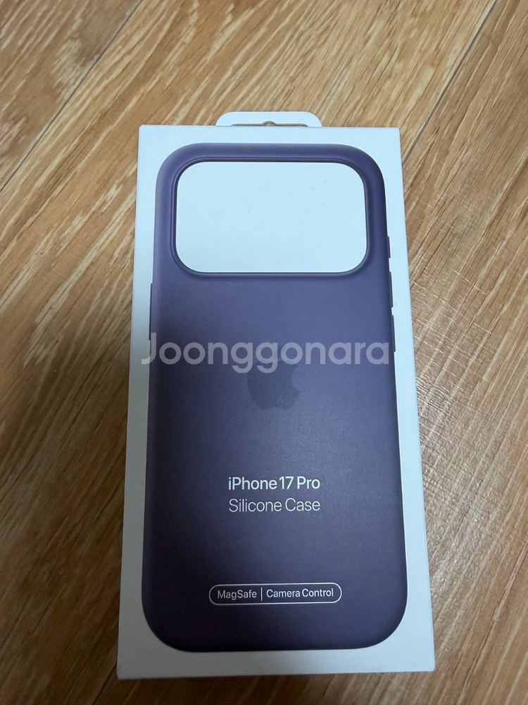 아이폰17프로 정품실리콘 케이스 퍼플색상 미개봉--0