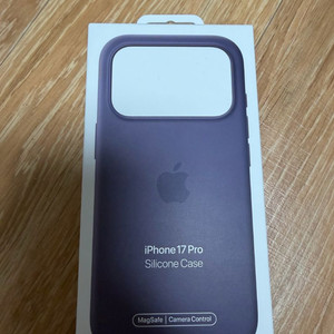 아이폰17프로 정품실리콘 케이스 퍼플색상 미개봉