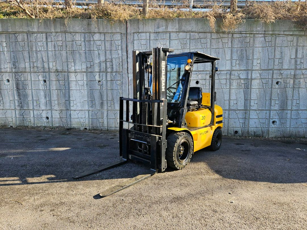 (중고지게차) 현대 HDF30-II 디젤 3톤 3단 지게차 (사이드쉬프트) 이미지