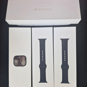 애플워치10 46mm 내추럴 티타늄 셀룰러 애케플