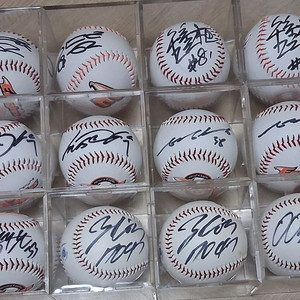 한화 이글스 선수단 친필사인볼 4