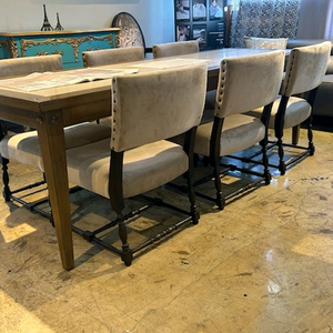 6인용 원목 식탁세트