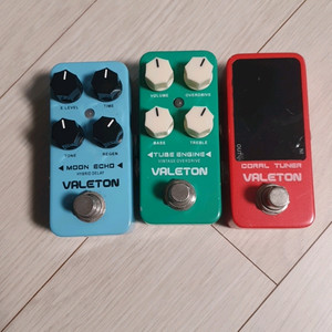 베일톤valeton 기타 이펙터 3개 세트
