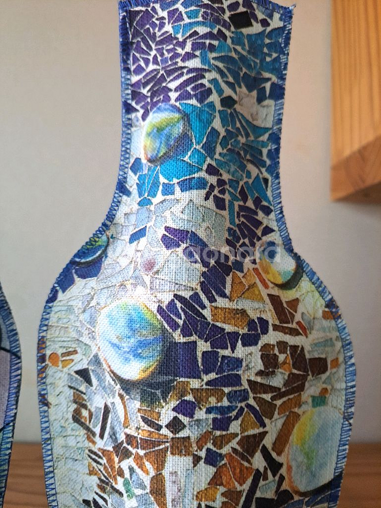 가우디 카사 바트요 굿즈 패브릭 꽃병 커버 새상품--2