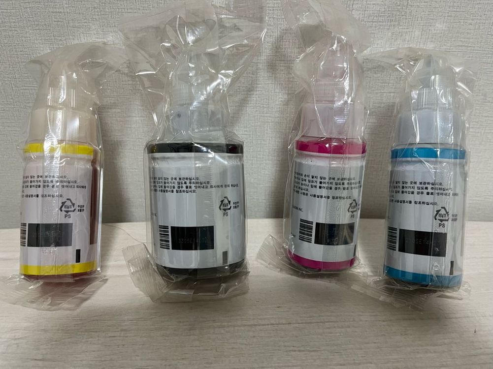 캐논 정품 잉크 카트리지 4색 세트--1