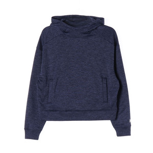 [M]언더 아머 네이비 보카시 기모 크롭 후디 후드티