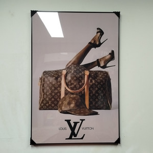 루이비통 백 여행가방 감성 그림액자 그림 액자 팝아트 인테리어소품 명품그림 명품액자 꽃 인테리어 유화 해바라기 거실