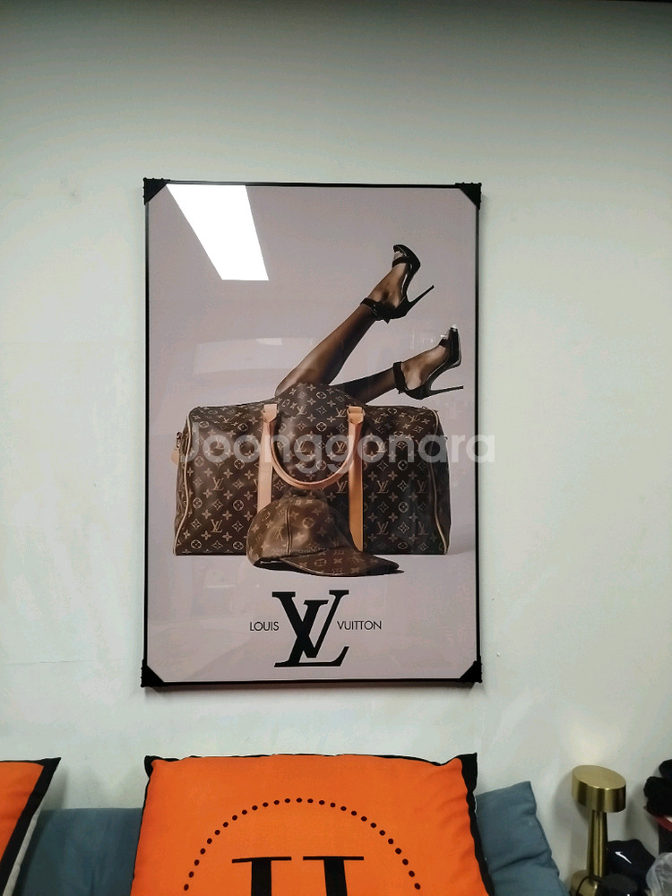 프라다 루이비통 감성 그림액자 그림 액자 팝아트 인테리어소품 명품그림 명품액자 꽃 인테리어 유화 해바라기 거실--9