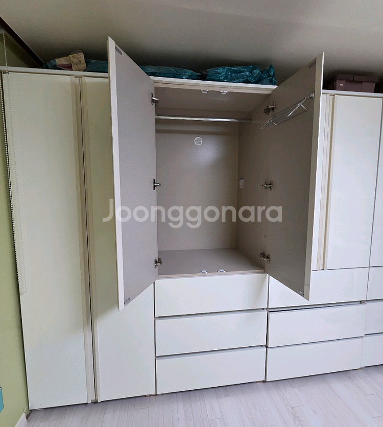 화이트 옷장 저렴하게 정리합니다 :)--2