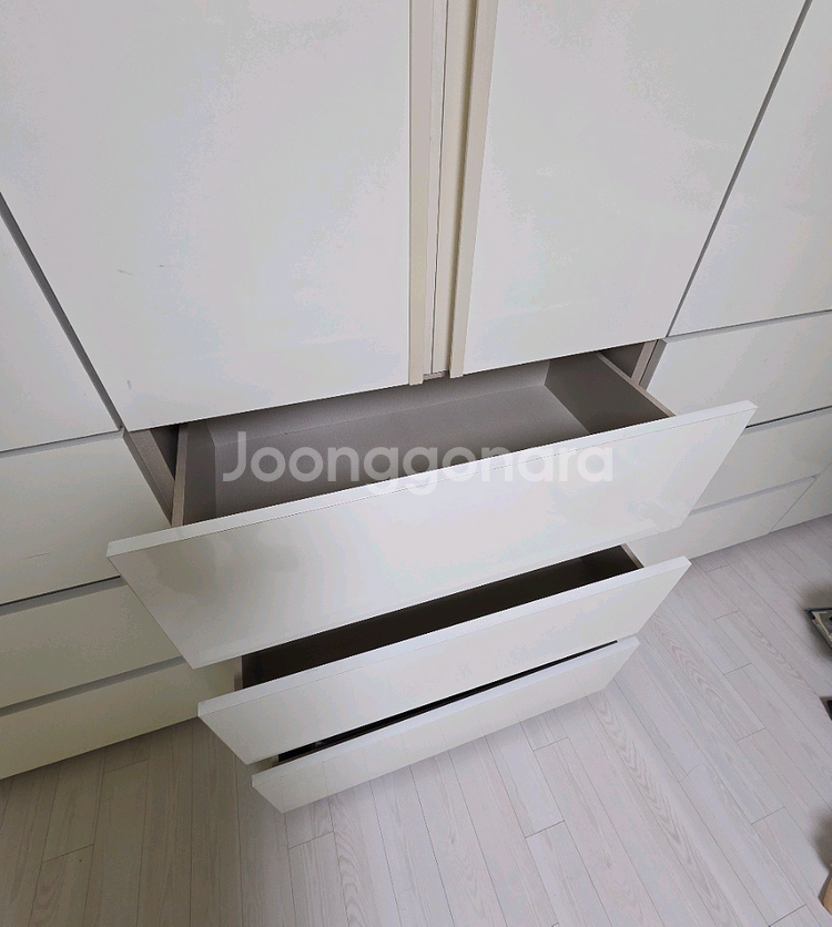 화이트 옷장 저렴하게 정리합니다 :)--5