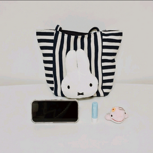 미피 스트라이프 토트백