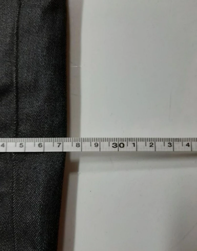 30)플랙진 블랙패치 데님 스판 블랙 스키니진 일자 이미지