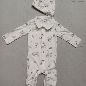 신생아 우주복+모자