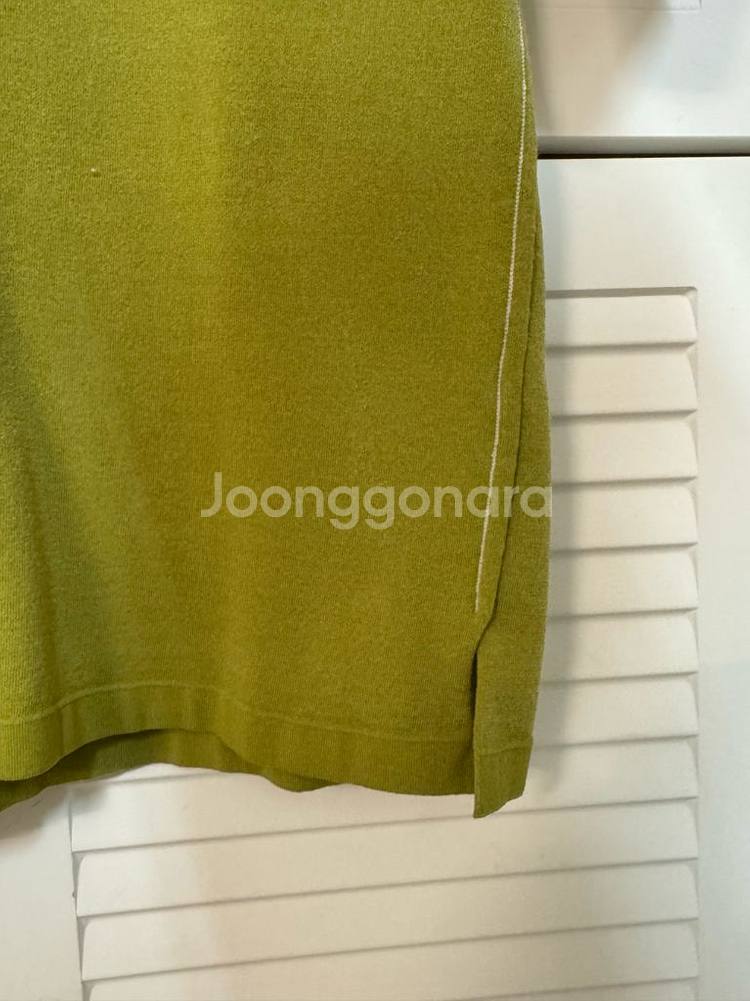 한섬 타임옴므 니트 반팔티 100사이즈--2