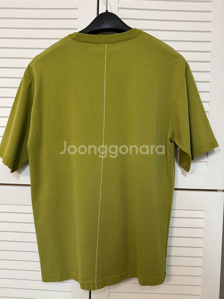 한섬 타임옴므 니트 반팔티 100사이즈--3