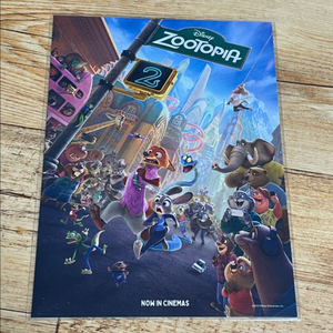 주토피아2 아트카드 ttt 오리지널티켓 무비씰 디즈니 굿즈 특전