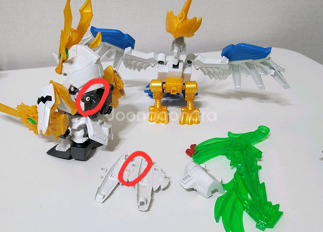 sd건담 삼국전 굉대제 손권, 천상룡 공명 뉴건담, 윙건담ex 판매--3