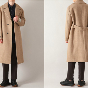 지오송지오 트윌 베이지 오버핏 코트 105 송지오