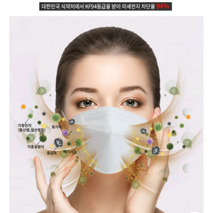 마스크S(소형) KF94화이트,53개