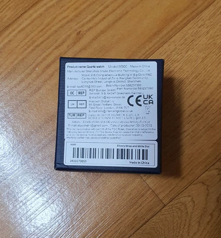 남성용 손목 시계 남성 쿼츠 손목 시계 M300완전방수시계입니다 이미지