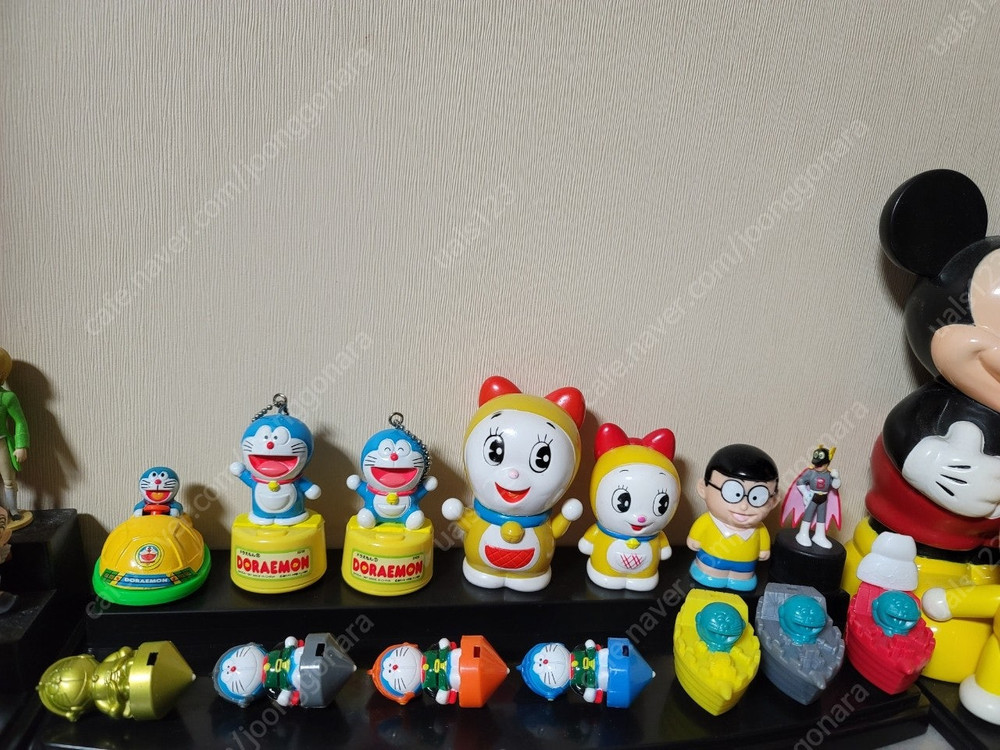 애니38 도라에몽4 피규어 스트랩 인형 손수건 이미지