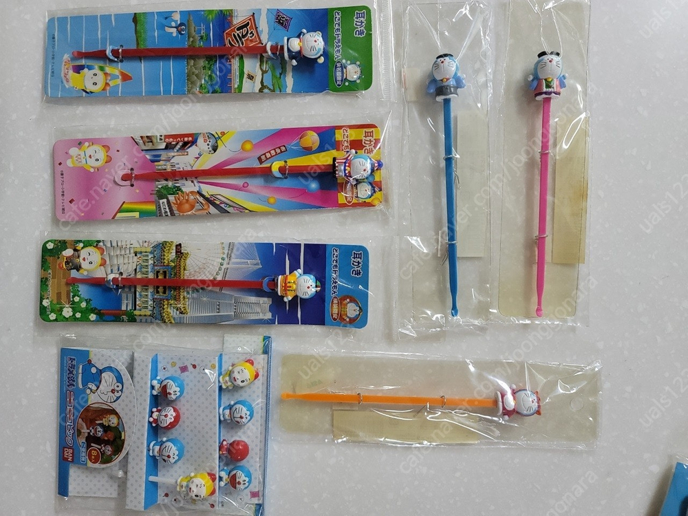 애니38 도라에몽4 피규어 스트랩 인형 손수건 이미지