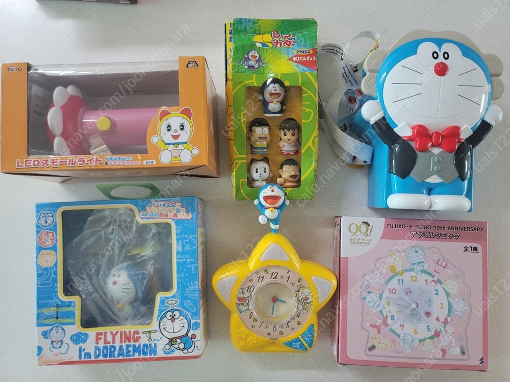 애니38 도라에몽4 피규어 스트랩 인형 손수건 이미지