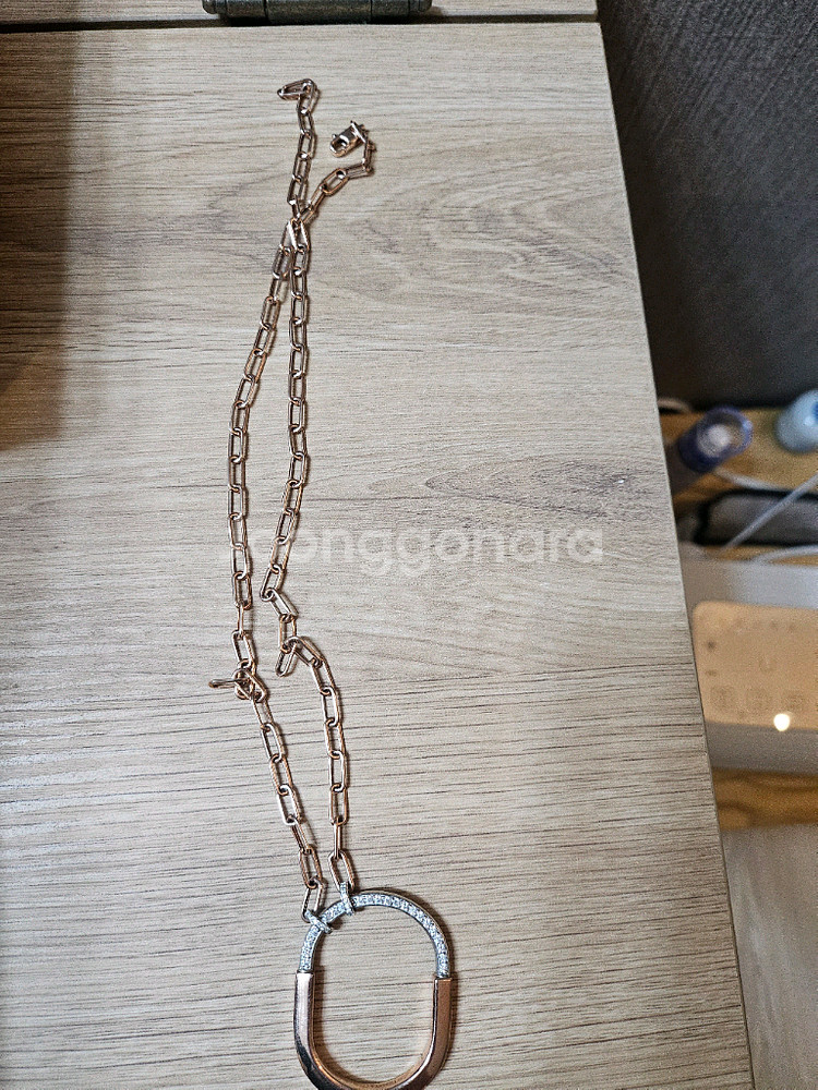 14k 큐빅 목걸이--1