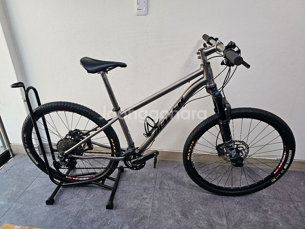 2021 예거 쿠거7 티타늄 MTB 자전거 XT 24단 S사이즈--0