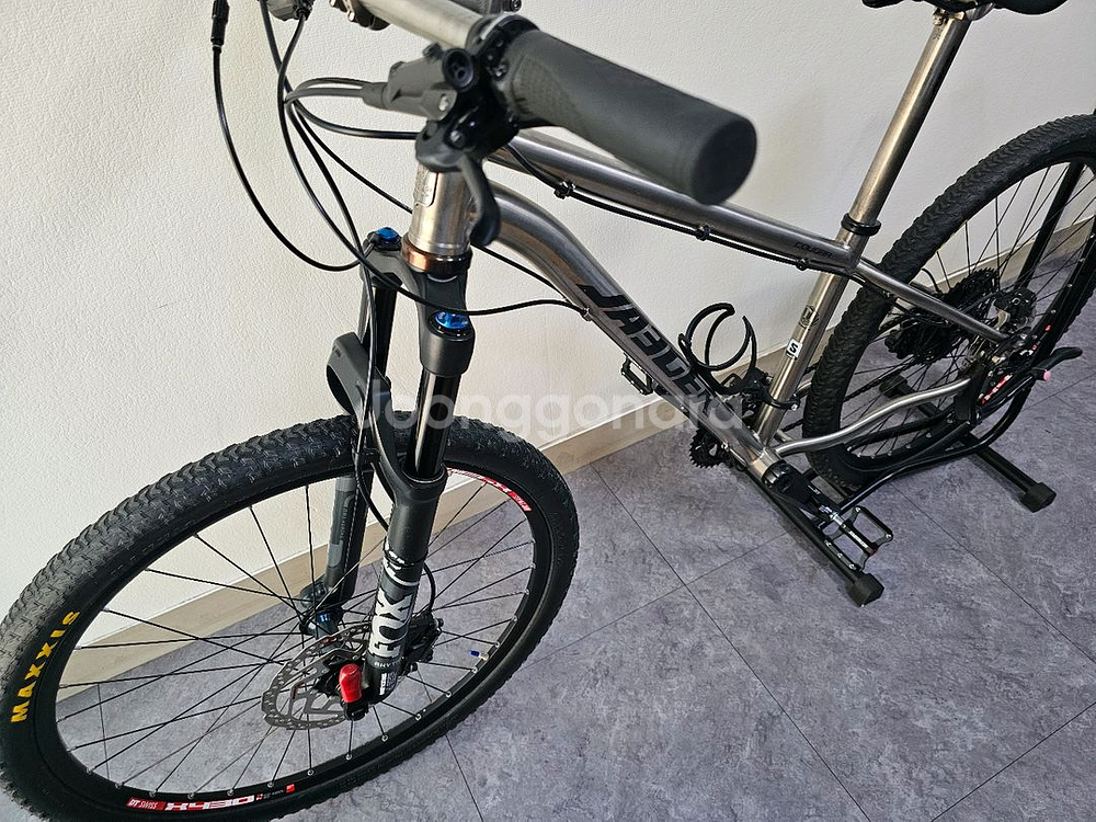 2021 예거 쿠거7 티타늄 MTB 자전거 XT 24단 S사이즈--8