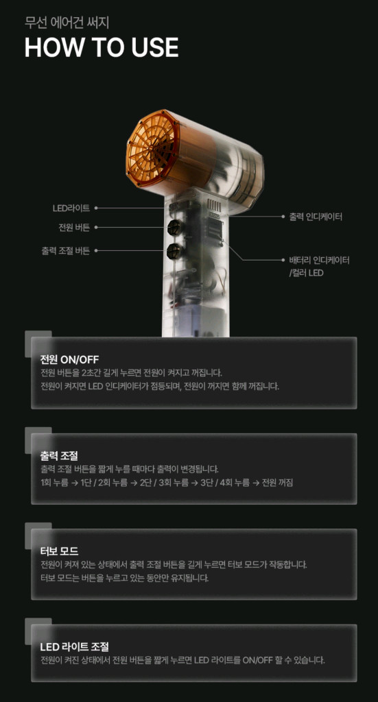 벤딕트 서지 무선 에어건 케이스 세트 이미지