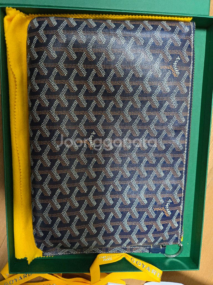 고야드 세나클러치 네이비 mm, 키링--1