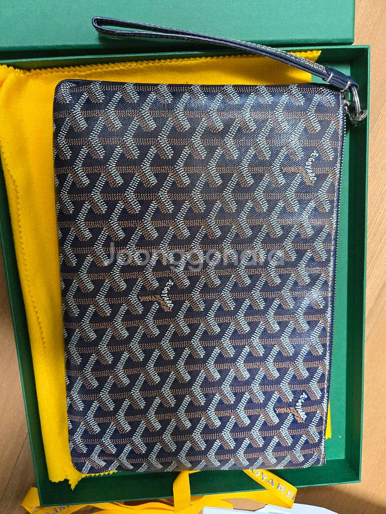 고야드 세나클러치 네이비 mm, 키링--2