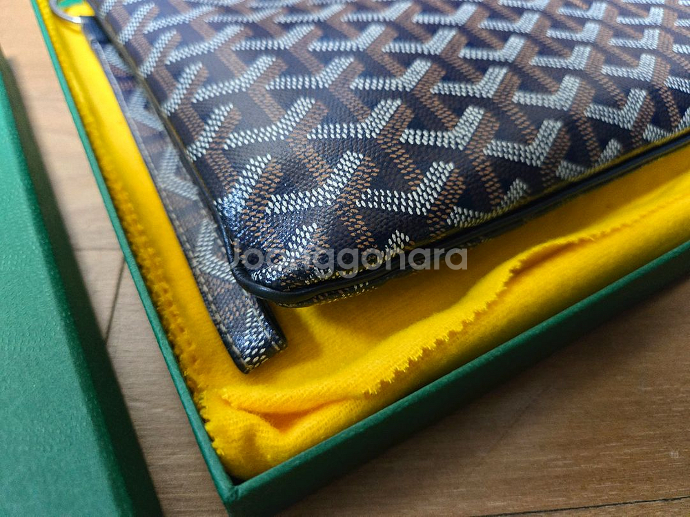 고야드 세나클러치 네이비 mm, 키링--4