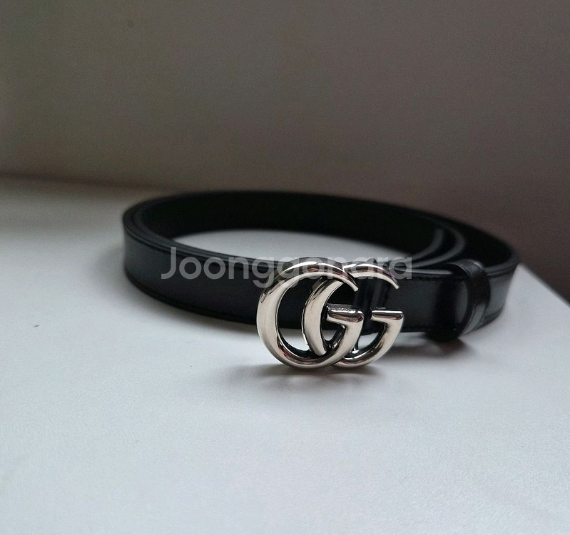 구찌 GG 버클 레더 벨트--2